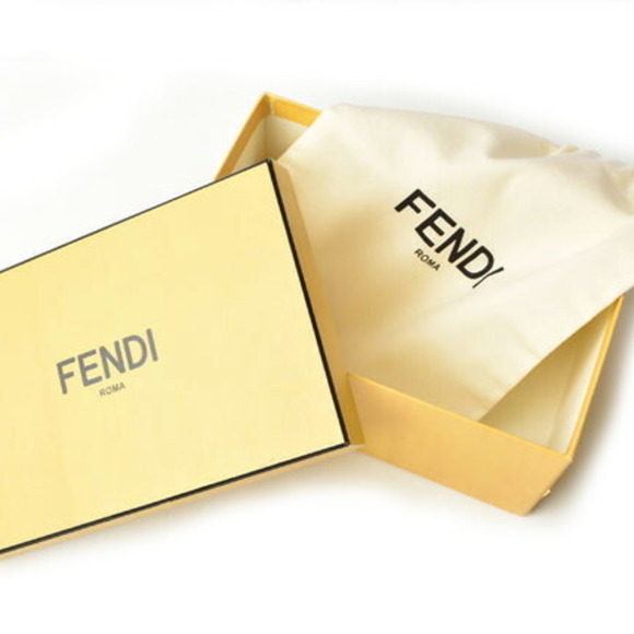 FENDI key holder bag charm  Zucca space monkey nylon canvas fur rhinestone - Picture 8 of 8